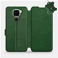 Flip case for Xiaomi Redmi Note 9 - Green - leather - Green Leather - Phone Cover