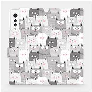 Flip mobile phone case LG Velvet - M099P Cats - Phone Cover