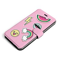 Flip case for Xiaomi Redmi 9A - M129S Pink WHAT - Phone Cover