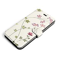Flip case for Xiaomi Redmi 9A - MD03S Thin plants with flowers - Phone Cover