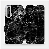 Flip mobile phone case Realme X3 SuperZoom - V056P Black marble - Phone Cover