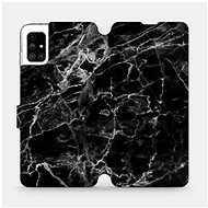 Flip case for Samsung Galaxy M51 - V056P Black marble - Phone Cover