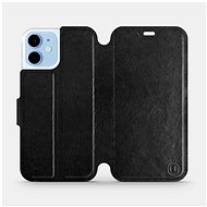 Flip case for Apple iPhone 12 mini in Black&Gray with grey interior - Phone Cover