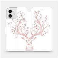 Flip mobile phone case Apple iPhone 12 - M007S Pink deer - Phone Cover