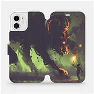 Flip mobile phone case Apple iPhone 12 - VA08P Monster and boy with a torch - Phone Cover