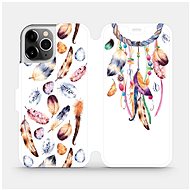 Flip case for Apple iPhone 12 Pro - M003S Trap and colourful feathers - Phone Cover