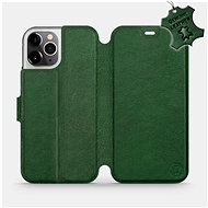 Flip mobile case Apple iPhone 12 Pro - Green - leather - Green Leather - Phone Cover