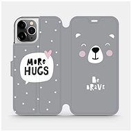 Flip mobile case Apple iPhone 12 Pro - MH06P Be brave - more hugs - Phone Cover