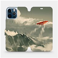 Flip mobile case Apple iPhone 12 Pro Max - MA03P Orange plane in the mountains - Phone Cover