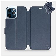 Flip Mobile Case Apple iPhone 12 Pro Max - Blue - Leather - Blue Leather - Phone Cover