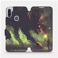 Flip case for Samsung Galaxy M11 - VA08P Monster and boy with a torch - Phone Cover