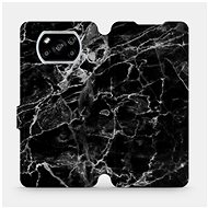 Flip case for Xiaomi POCO X3 NFC - V056P Black marble - Phone Cover