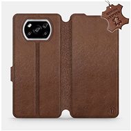 Flip case for Xiaomi POCO X3 NFC - Brown - Brown Leather - Phone Cover