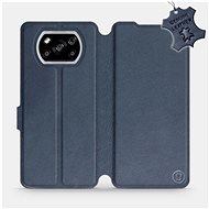 Flip case for Xiaomi POCO X3 NFC - Blue - Blue Leather - Phone Cover