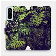 Flip mobile phone case Realme 7 - V136P Green leaf wall - Phone Cover