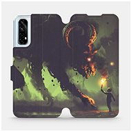 Flip mobile phone case Realme 7 - VA08P Monster and boy with torch - Phone Cover