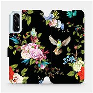 Flip mobile phone case Realme 7 - VD09S Birds and flowers - Phone Cover