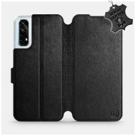 Flip case for Realme 7 - Black - Leather - Black Leather - Phone Cover