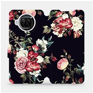 Flip mobile phone case Xiaomi MI 10T Lite - VD11P Rose on black - Phone Cover