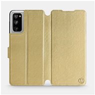 Flip case for Samsung Galaxy S20 FE in Gold&Gray with grey interior - Phone Cover