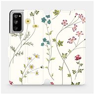 Flip mobile phone case Samsung Galaxy S20 FE - MD03S Thin plants with flowers - Phone Cover