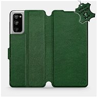 Flip case for Samsung Galaxy S20 FE - Green - leather - Green Leather - Phone Cover