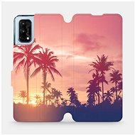 Flip mobile phone case Realme 7 Pro - M134P Palms and pink sky - Phone Cover