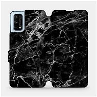 Flip mobile phone case Realme 7 Pro - V056P Black marble - Phone Cover