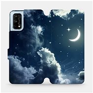 Flip mobile phone case Realme 7 Pro - V145P Night sky with moon - Phone Cover
