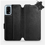 Flip case for Realme 7 Pro - Black - Leather - Black Leather - Phone Cover
