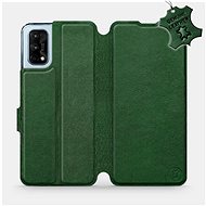 Flip mobile phone case Realme 7 Pro - Green - leather - Green Leather - Phone Cover