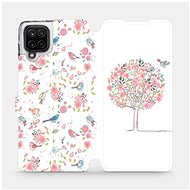 Flip case for mobile Samsung Galaxy A12 - 120S Tree and birds - Phone Cover