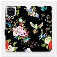 Flip case for Samsung Galaxy A12 - VD09S Birds and flowers - Phone Cover