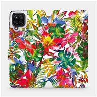 Flip case for Samsung Galaxy A12 - MG07S Multicoloured flowers and leaves - Phone Cover