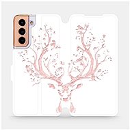 Flip case for Samsung Galaxy S21 5G - M007S Pink deer - Phone Cover
