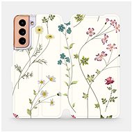 Flip case for Samsung Galaxy S21 5G - MD03S Thin plants with flowers - Phone Cover