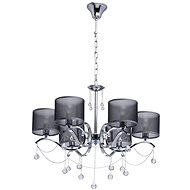 MW-LIGHT - Chandelier on a Cable ELEGANCE 6xE14/40W/230V Chrome - Chandelier