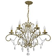 MW-LIGHT - Crystal Chandelier on Chain ADELE 6xE14/40W/230V - Chandelier