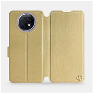 Flip case for Xiaomi Redmi Note 9T 5G in Gold&Gray with grey interior - Phone Cover