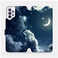 Flip case for Samsung Galaxy A32 5G - V145P Night sky with moon - Phone Cover