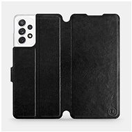 Flip case for Samsung Galaxy A72 in Black&Gray with grey interior - Phone Cover