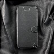 Leather flip case Samsung Galaxy A72 - Black - Black Leather - Phone Cover