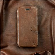 Leather flip case Samsung Galaxy A72 - Brown - Brown Leather - Phone Cover