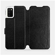 Flip case for Samsung Galaxy A02s in Black&Gray with grey interior - Phone Cover