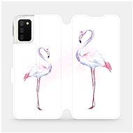 Flip case for Samsung Galaxy A02s - M005S Flamingos - Phone Cover