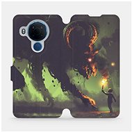Flip mobile phone case Nokia 5.4 - VA08P Monster and boy with a torch - Phone Cover