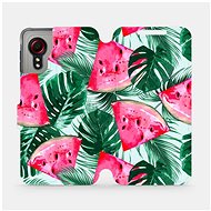 Flip case for Samsung Galaxy Xcover 5 - MC08S Melon and leaves - Phone Cover