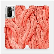 Flip case for Xiaomi Redmi Note 10 - MK02S Orange sweater pattern - Phone Cover