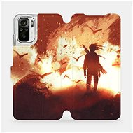 Flip case for Xiaomi Redmi Note 10S - MA06S Figure on fire - Phone Cover