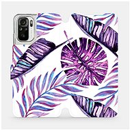 Flip case for Xiaomi Redmi Note 10S - MG12S Large purple leaves - Phone Cover